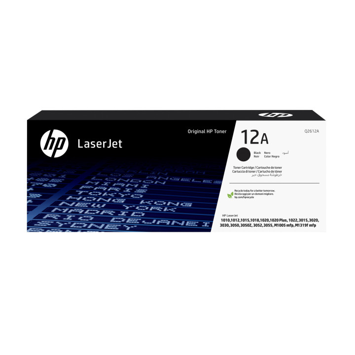 HP 12A toner LaserJet noir authentique