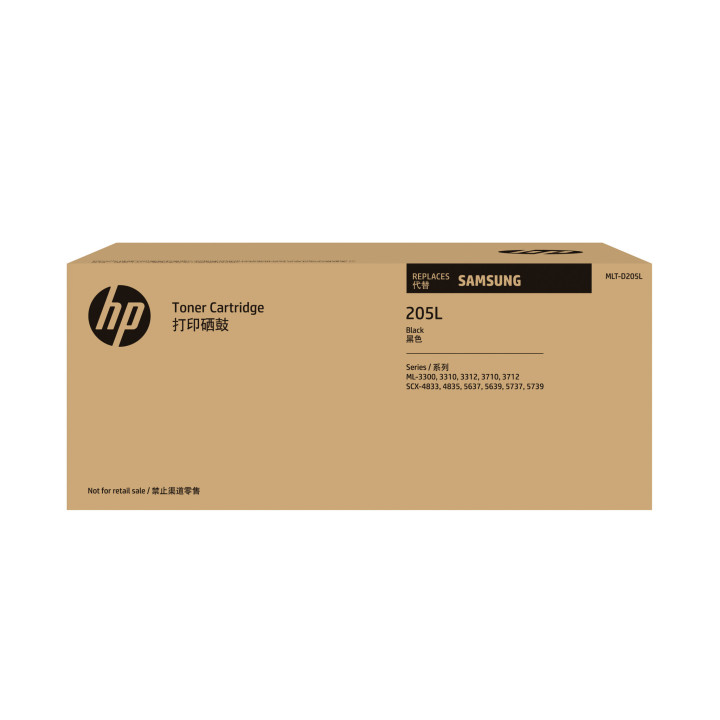 Samsung Toner noir grande capacité HP authentique MLT-D205L