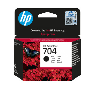 HP 704 Original Noir 1 pièce(s)