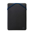 HP Housse de protection réversible pour PC portable 14 noire/bleue