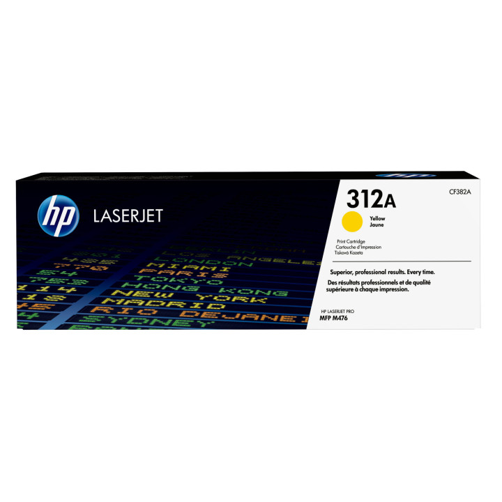 HP Cartouche 312A toner Jaune LaserJet