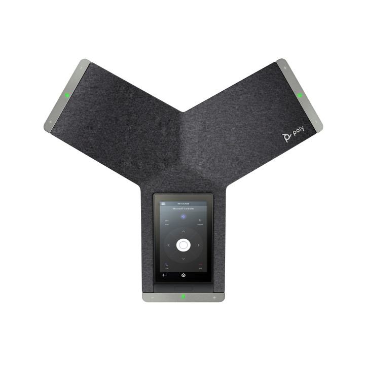 Poly Téléphone de conférence IP Trio C60 pour Microsoft Teams, radio complète et compatible PoE