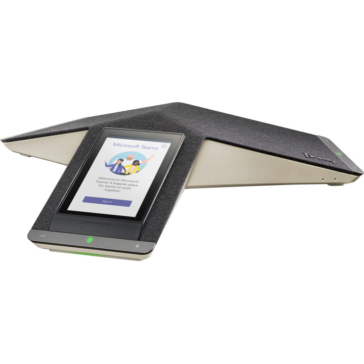 Poly Téléphone de conférence IP Trio C60 pour Microsoft Teams, radio complète et compatible PoE