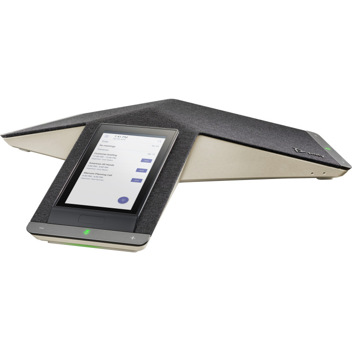 Poly Téléphone de conférence IP Trio C60 pour Microsoft Teams, radio complète et compatible PoE