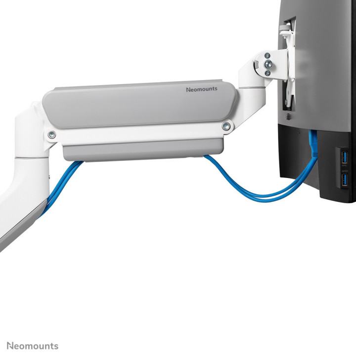 Neomounts DS70-450WH1 Support d'écran à fixer 17-42" - ressort à gaz - Topfix - arrêt 180°