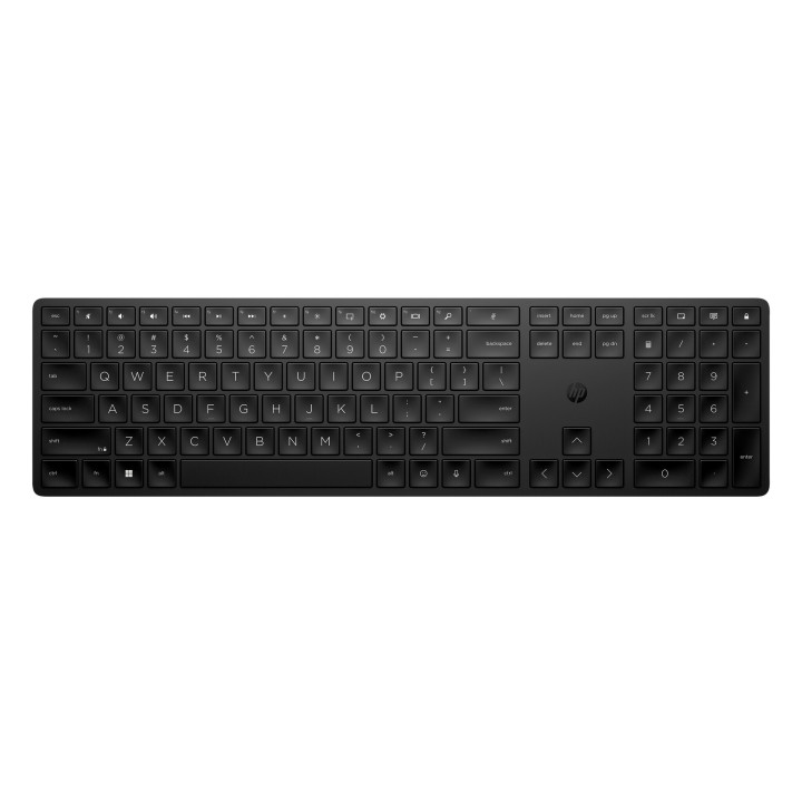 HP 455 PROGRAMMABLE WIRELESS KEYBOARD (FR) - Tastatur clavier Maison RF sans fil Noir