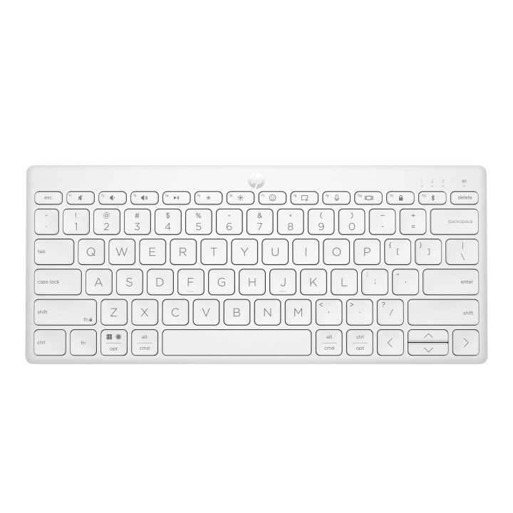 HP 350 WHT Compact Multi-Devic - Tastatur - Bluetooth 5 clavier Maison Blanc