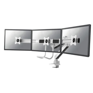 Neomounts NM-D775DX3WHITE support d'écran plat pour bureau 68,6 cm (27") Blanc