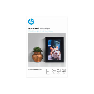 HP Papier photo à finition glacée Advanced, 250 g/m2, 10 x 15 cm (101 x 152 mm), 25 feuilles