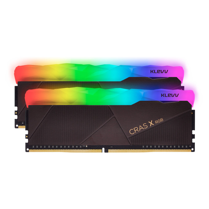Klevv CRAS X RGB 16GB kit (8GB x2) 3200MHz Gaming Memory DDR4-RAM XMP 2.0 High Performance Overclocking module de mémoire 16 G