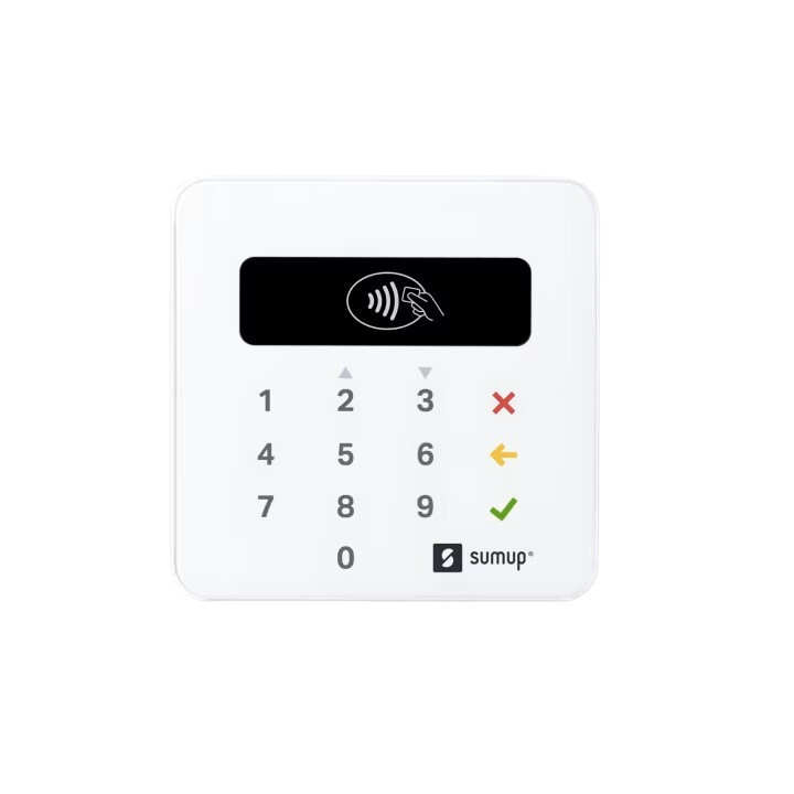 SumUp Air lecteur de cartes à puce Intérieur & extérieur Batterie Blanc