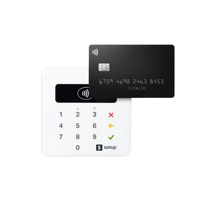 SumUp Air lecteur de cartes à puce Intérieur & extérieur Batterie Blanc