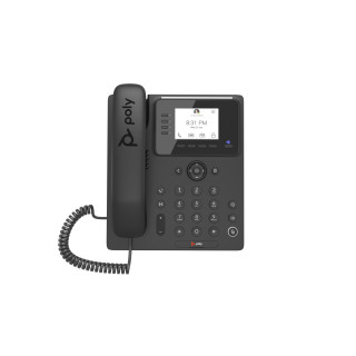 Poly Téléphone multimédia professionnel CCX 350 pour Microsoft Teams et compatible PoE