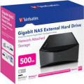 Verbatim Gigabit NAS External Hard Drive 500GB 0,5 To