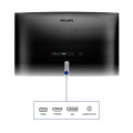 Philips E Line 325E1C/00 écran plat de PC 80 cm (31.5") 2560 x 1440 pixels Quad HD LCD Noir