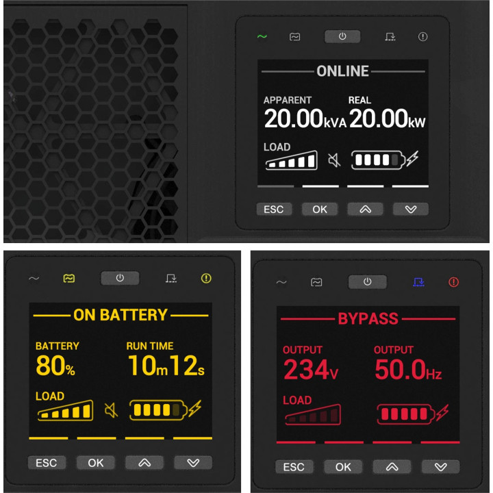 APC Smart-UPS On-line SRTG - onduleur - 15 KVA - 400V ou 230V avec batterie