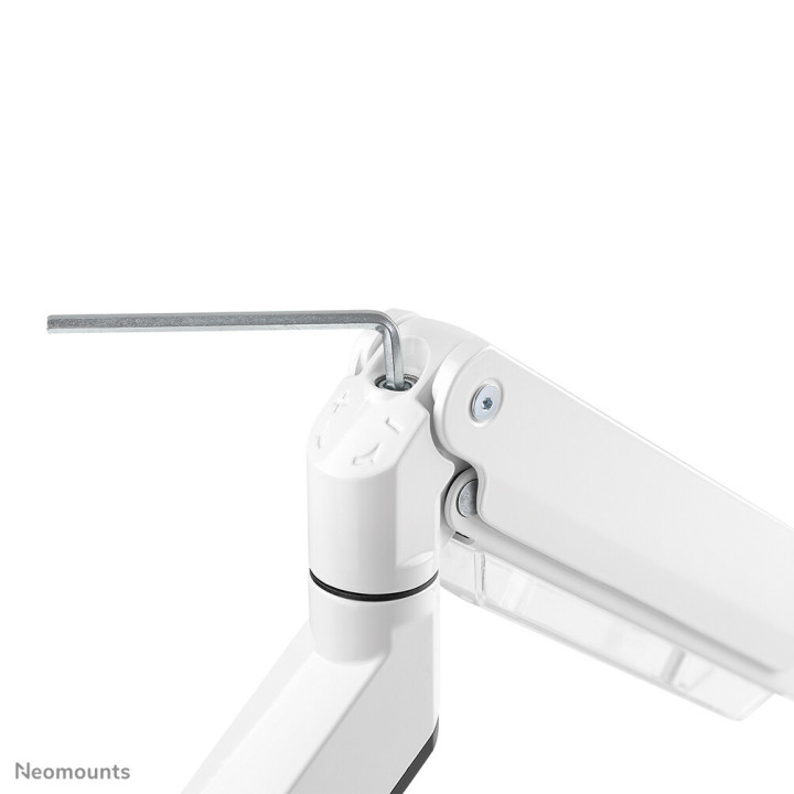 Neomounts NM-D775WHITEPLUS Support d'écran à fixer 10-49" - ressort à gaz - Topfix - arrêt 180°