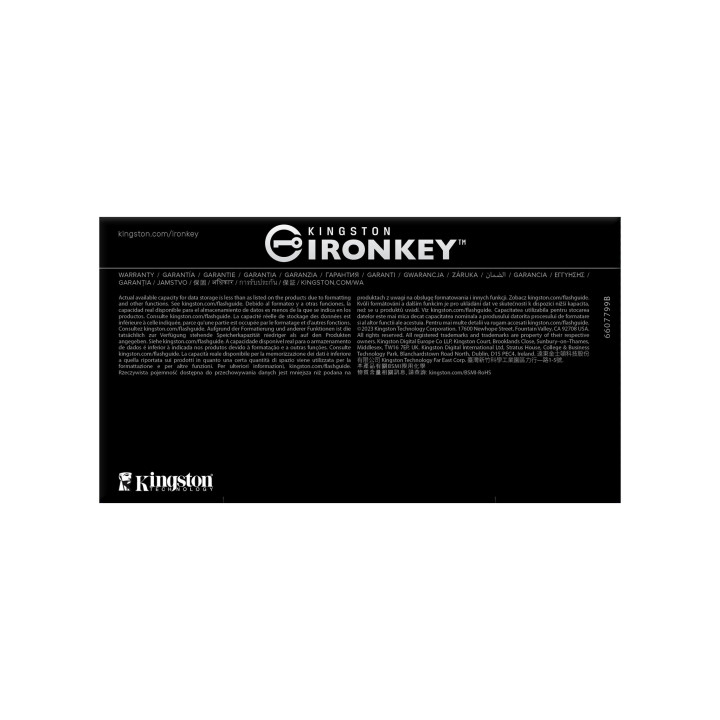 Kingston Technology IronKey 32 Go D500S FIPS 140-3 Lvl 3 AES-256
