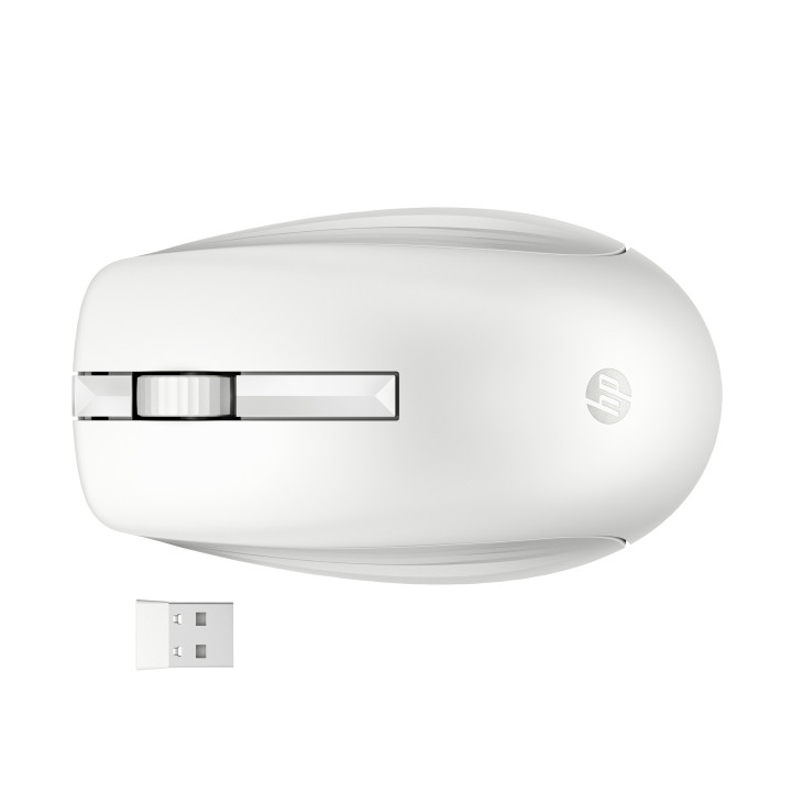 HP 650 WRLS KB/MSE COMBO WHT FR clavier Souris incluse Maison RF sans fil Blanc