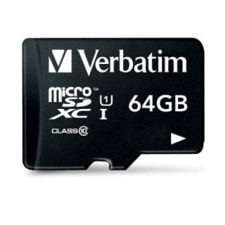Verbatim 64GB microSDXC 64 Go Classe 10