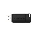 Verbatim Micro-clé USBPinStripe de 16 Go - noire