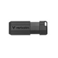 Verbatim Micro-clé USBPinStripe de 32 Go - noire