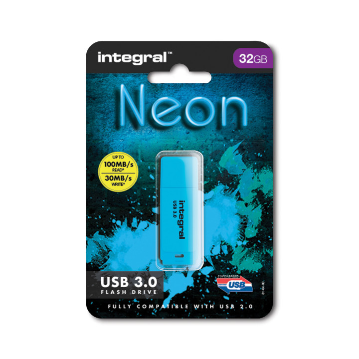 Integral INFD32GBNEONB3.0 lecteur USB flash 32 Go 3.2 Gen 1 (3.1 Gen 1)