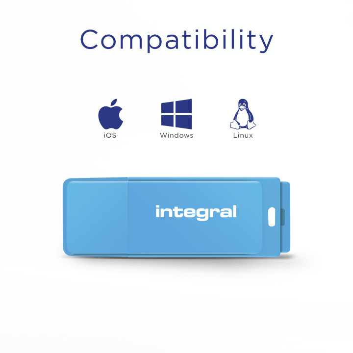 Integral INFD64GBNEONB lecteur USB flash 64 Go 2.0