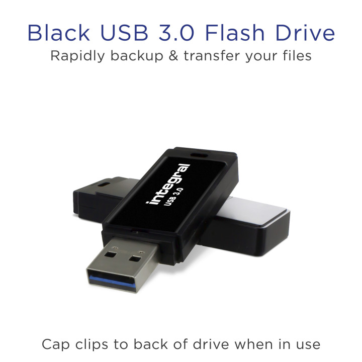 Integral INFD128GBBLK3.0 lecteur USB flash 128 Go 3.2 Gen 1 (3.1 Gen 1)