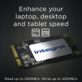 Integral INSSD128GMSA disque SSD 128 Go mSATA Série ATA III TLC