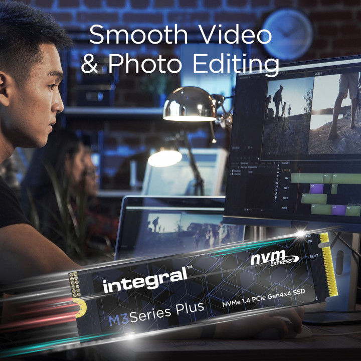 Integral INSSD500GM280NM3P disque SSD 500 Go M.2 PCI Express 4.0 NVMe TLC