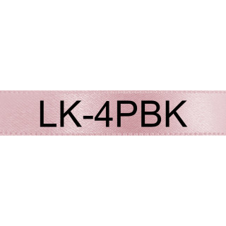 Epson Ruban satin pour étiqueteuse LK-4PBK Noir/Rose 12 mm (5 m)