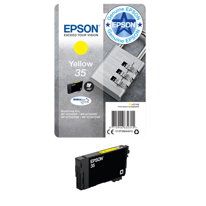 Epson Padlock Encre jaune DURABrite Ultra Cadenas 35