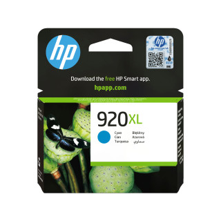 HP 920XL cartouche d'encre cyan grande capacité authentique