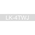 Epson LK-4TWJ Noir, Transparent