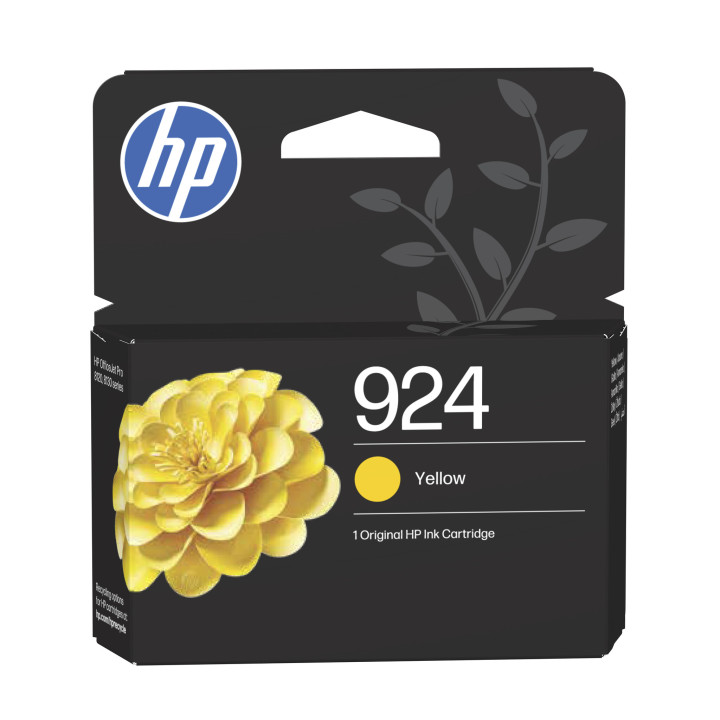 HP 924 Cartouche Encre Authentique Jaune