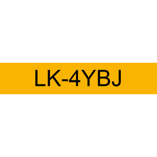 Epson C53S672074 ruban d'étiquette Noir sur jaune