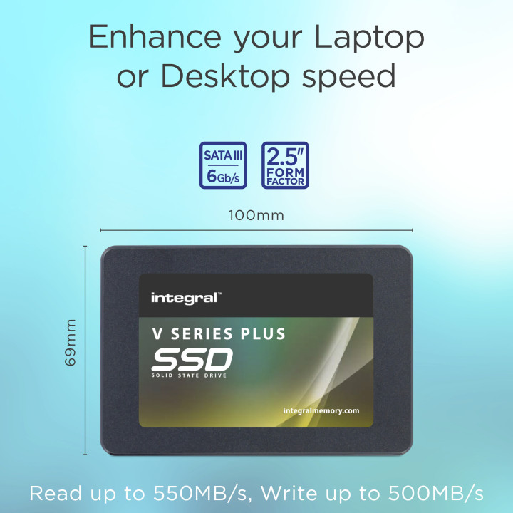 Integral INSSD256GS625V2P disque SSD 256 Go 2.5" Série ATA III TLC
