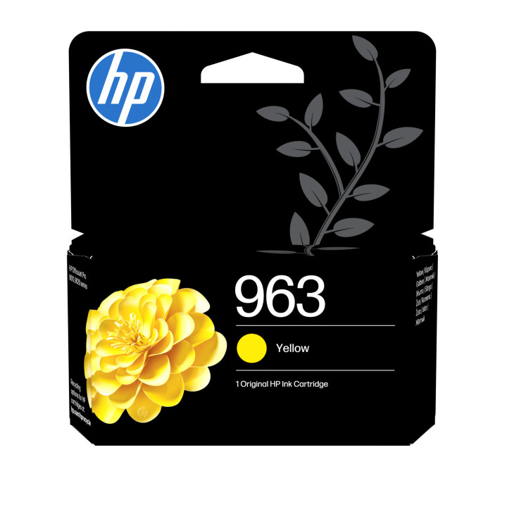 HP 963 Cartouche d'encre jaune authentique