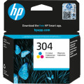 HP 304 Cartouche d’encre trois couleurs authentique