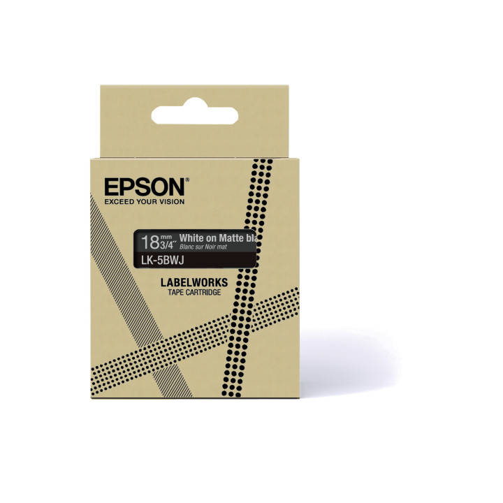 Epson LK-5BWJ Noir, Blanc