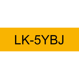 Epson C53S672075 ruban d'étiquette Noir sur jaune