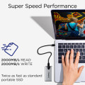 Integral SlimXpress Pro INSSD4TPORT3.2SLIMXS lecteur à circuits intégrés externe 4 To USB 3.2 Gen 2x2
