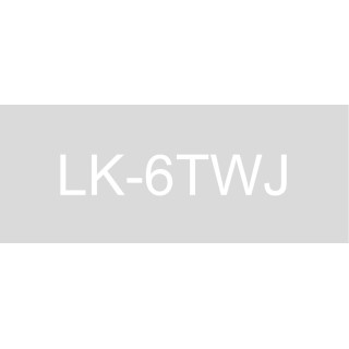 Epson LK-6TWJ Transparent, Blanc