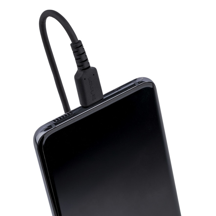 StarTech.com Câble de Charge Rapide USB-A vers USB-C de 1m, Robuste, Spiralé, Charge et Synchronisation, 3A, USB 2.0, Gaine T