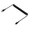 StarTech.com Câble de Charge Rapide USB-A vers USB-C de 1m, Robuste, Spiralé, Charge et Synchronisation, 3A, USB 2.0, Gaine T