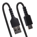 StarTech.com Câble de Charge Rapide USB-A vers USB-C de 1m, Robuste, Spiralé, Charge et Synchronisation, 3A, USB 2.0, Gaine T