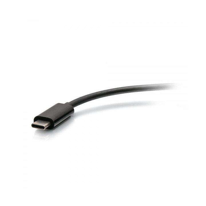C2G Adaptateur multiport USB-C® vers HDMI®, VGA, USB-A, et RJ45 - 4K 30 Hz - Noir