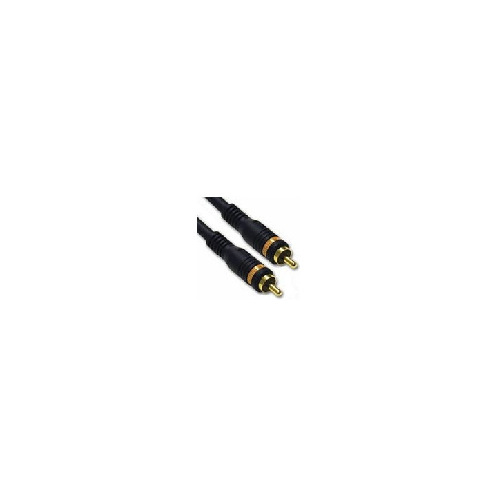C2G 1m Velocity Digital Audio Coax Cable câble coaxial RCA Noir