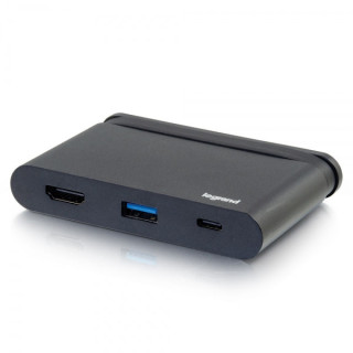 C2G Adaptateur USB-C vers 4K HDMI[R] avec USB-A et alimentation électrique